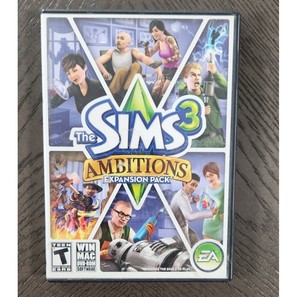 The Sims‎ 3 Ambitions Expansion Pack PC Game Disc
